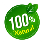 pngtree 100 natural product lebel design free vector transparent background png image 8931766